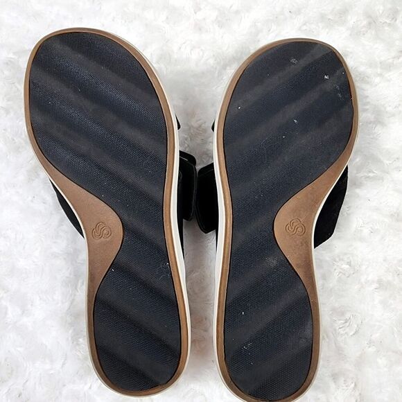 Cloudsteppers by Clarks Slide Sandals Black Size 7 - Picture 7 of 9